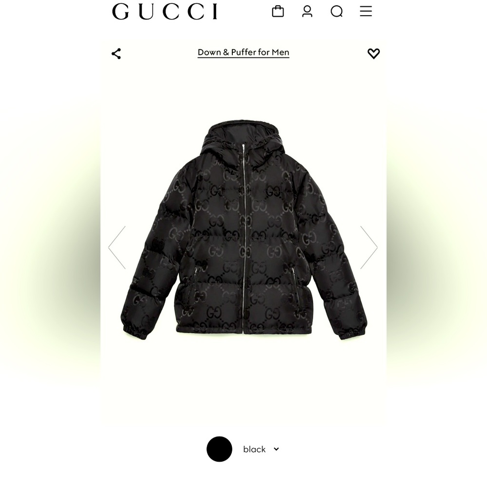 JUMBO GG CANVAS JACKET